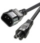 Lindy 30341 - Kabel przedłużacz zasilający IEC C14 do IEC C5 - 2 m