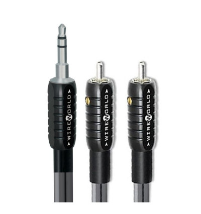 WireWorld Nano-Silver Eclipse (SEN) - przewód interkonekt Mini Jack - 2xRCA