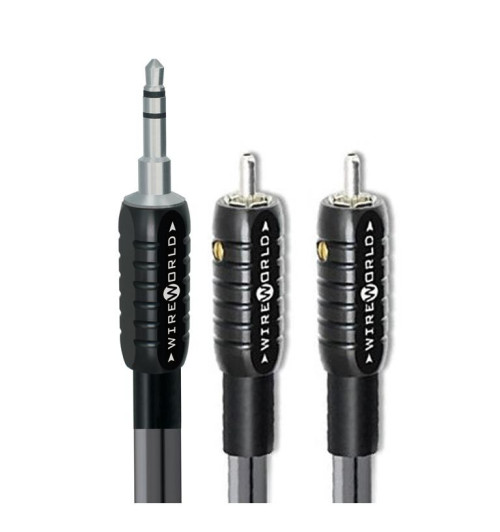 WireWorld Nano-Silver Eclipse (SEN) - przewód interkonekt Mini Jack - 2xRCA