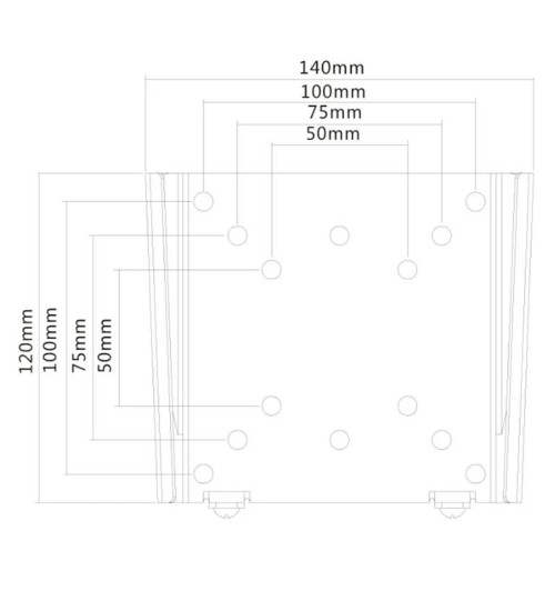 Naścienny uchwyt do monitora 10" - 30" Neomounts FPMA-W25 | AVstore.pl