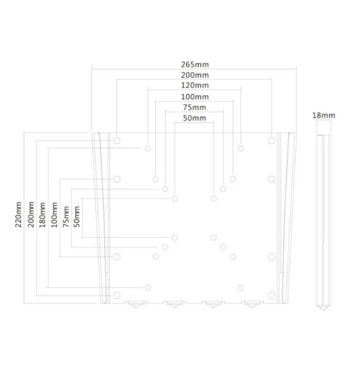 Naścienny uchwyt do monitora 10" - 30" Neomounts FPMA-W110 | AVstore.pl