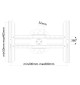 Neomounts LED-WR100 - naścienny uchwyt TV 37" - 75"