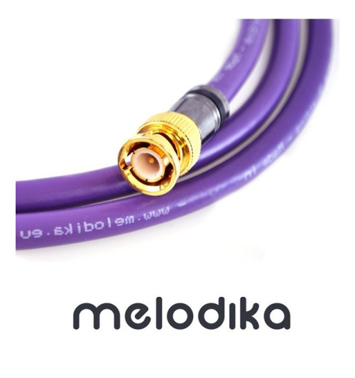 Melodika MDBN05 Profesjonalny kabel BNC-BNC 0.5m