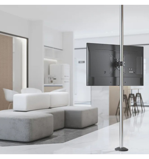 Neomounts FL40-430BL12 - uchwyt do montażu na słupie TV 23" - 42"