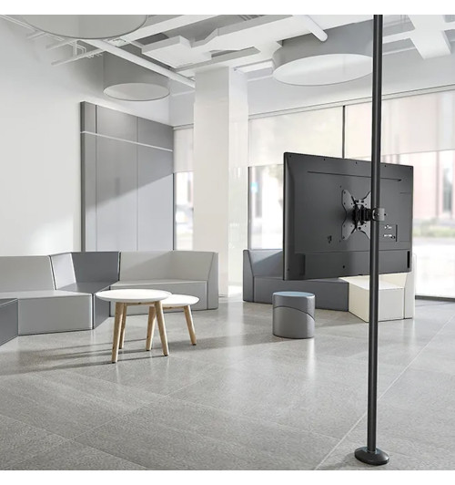 Neomounts FL40-430BL12 - uchwyt do montażu na słupie TV 23" - 42"