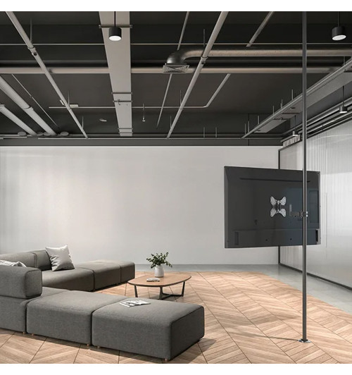Neomounts FL40-450BL12 - uchwyt do montażu na słupie TV 23" - 42"