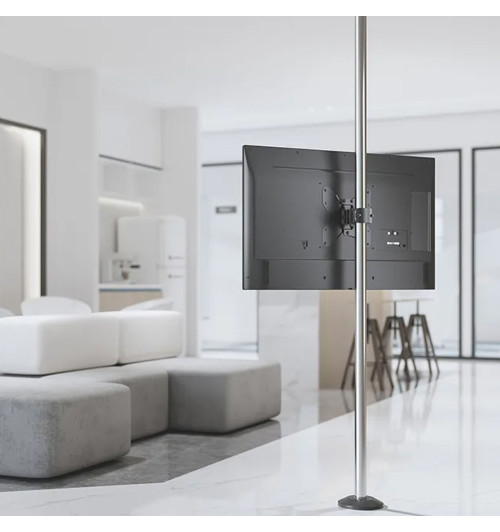 Neomounts FL40-450BL12 - uchwyt do montażu na słupie TV 23" - 42"