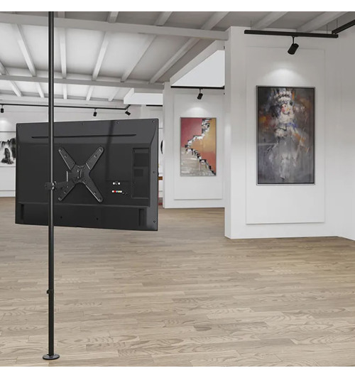 Neomounts FL40-450BL14 - uchwyt do montażu na słupie TV 32" - 55"