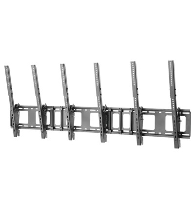 Neomounts NS-WMB300P - naścienny uchwyt do trzech ekranów 40" - 52"