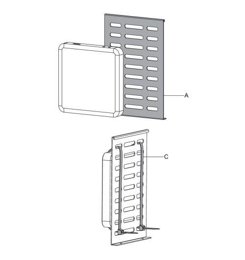 Neomounts NS-MBTC100 - dyskretny moduł na urządzenia multimedialne do uchwytów z serii NS-WMB