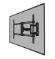 Neomounts WL40-550BL16 - uchwyt naścienny do TV 40" - 65"