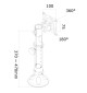Neomounts FPMA-D025 - stojak / uchwyt biurkowy do monitora 10" - 30"