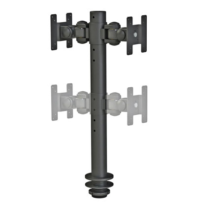 Neomounts FPMA-D050D - stojak / uchwyt biurkowy do dwóch monitorów 10" - 27"