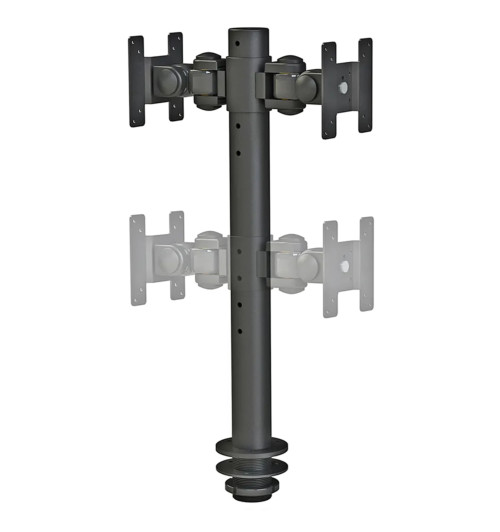 Neomounts FPMA-D050D - stojak / uchwyt biurkowy do dwóch monitorów 10" - 27"