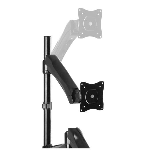 Neomounts FPMA-D500KEYB - stojak / uchwyt biurkowy do myszki, klawiatury i monitora 10" - 27"