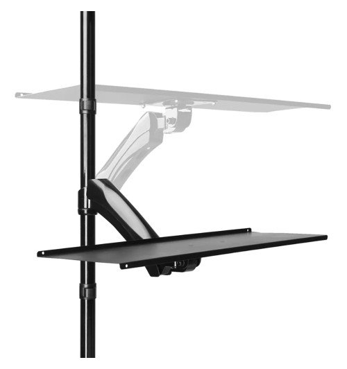 Neomounts FPMA-D500KEYB - stojak / uchwyt biurkowy do myszki, klawiatury i monitora 10" - 27"