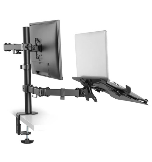 Neomounts FPMA-D550NOTEBOOK - uchwyt / stojak biurkowy do monitora 10" - 32" i laptopa do 15.6"