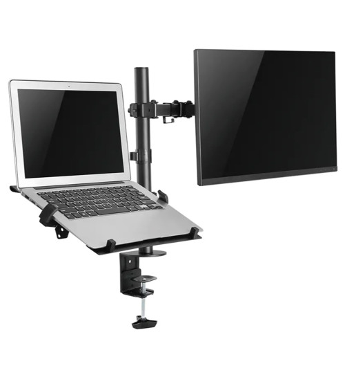 Neomounts FPMA-D550NOTEBOOK - uchwyt / stojak biurkowy do monitora 10" - 32" i laptopa do 15.6"