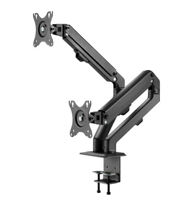 Neomounts FPMA-D650D - Uchwyt / stojak biurkowy do dwóch monitorów 17" - 27"