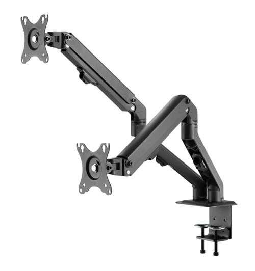 Neomounts FPMA-D650D - uchwyt / stojak biurkowy do dwóch monitorów 17" - 27"
