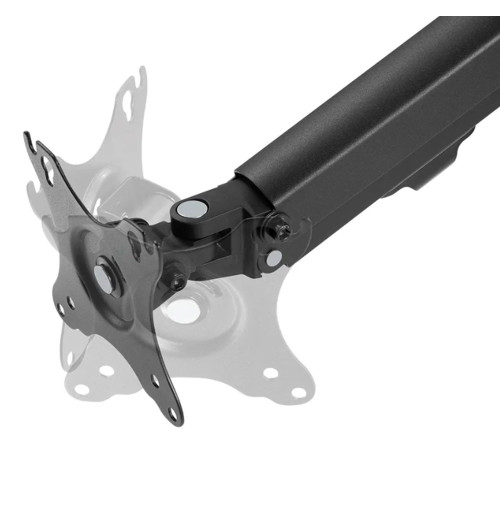 Neomounts FPMA-D650D - uchwyt / stojak biurkowy do dwóch monitorów 17" - 27"