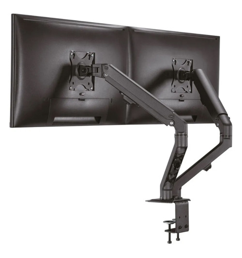 Neomounts FPMA-D650D - uchwyt / stojak biurkowy do dwóch monitorów 17" - 27"