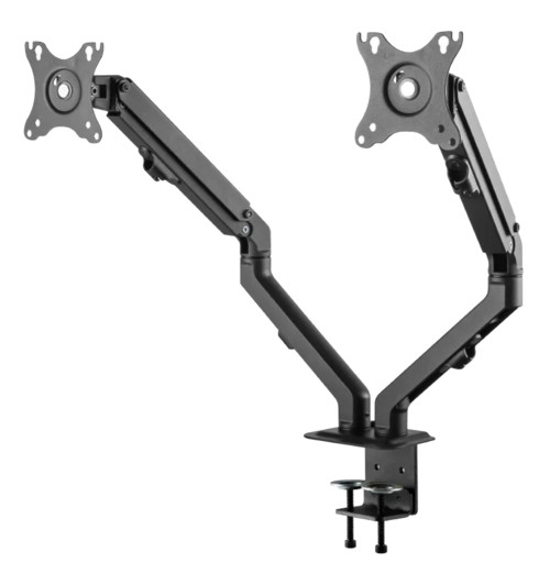 Neomounts FPMA-D650D - uchwyt / stojak biurkowy do dwóch monitorów 17" - 27"