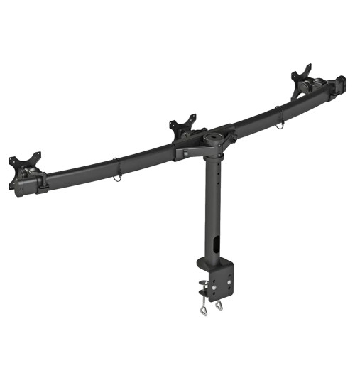 Neomounts FPMA-D700D3 - uchwyt / stojak biurkowy do trzech monitorów 10" - 27"
