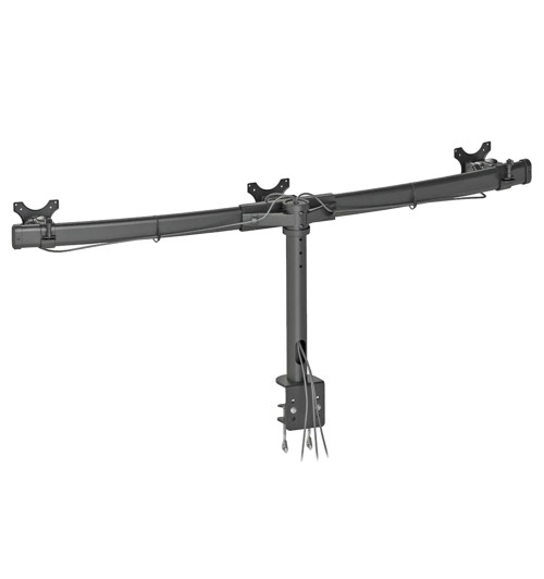 Neomounts FPMA-D700D3 - uchwyt / stojak biurkowy do trzech monitorów 10" - 27"