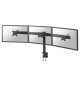 Neomounts FPMA-D700D3 - uchwyt / stojak biurkowy do trzech monitorów 10" - 27"