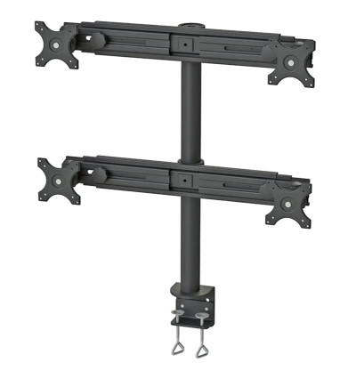 Neomounts FPMA-D700D4 - uchwyt / stojak biurkowy do czterech monitorów 19" - 30"