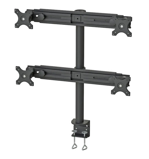Neomounts FPMA-D700D4 - uchwyt / stojak biurkowy do czterech monitorów 19" - 30"
