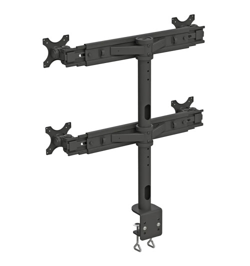 Neomounts FPMA-D700D4 - uchwyt / stojak biurkowy do czterech monitorów 19" - 30"