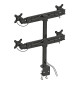 Neomounts FPMA-D700D4 - uchwyt / stojak biurkowy do czterech monitorów 19" - 30"