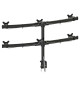 Neomounts FPMA-D700D6 - uchwyt / stojak biurkowy do sześciu monitorów 19" - 27"