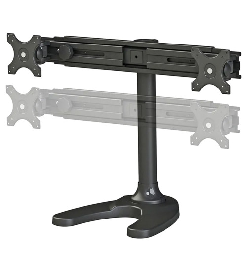 Neomounts FPMA-D700DD - uchwyt / stojak biurkowy do dwóch monitorów 19" - 30"