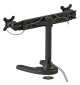 Neomounts FPMA-D700DD - uchwyt / stojak biurkowy do dwóch monitorów 19" - 30"
