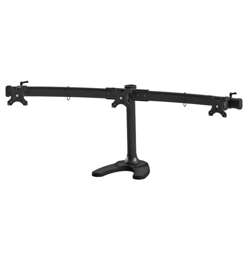 Neomounts FPMA-D700DD3 - uchwyt / stojak biurkowy do trzech monitorów 10" - 27"