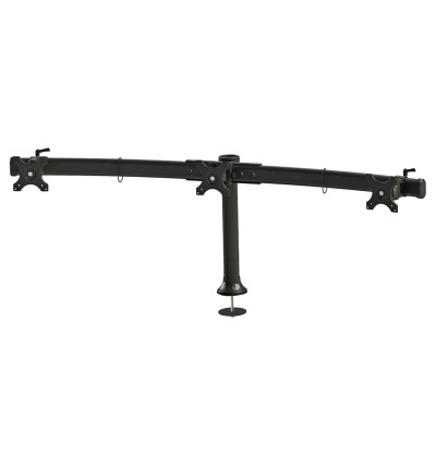 Neomounts FPMA-D700DD3 - uchwyt / stojak biurkowy do trzech monitorów 10" - 27"