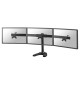 Neomounts FPMA-D700DD3 - uchwyt / stojak biurkowy do trzech monitorów 10" - 27"