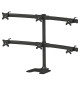 Neomounts FPMA-D700DD6 - uchwyt / stojak biurkowy do sześciu monitorów 10" - 27"