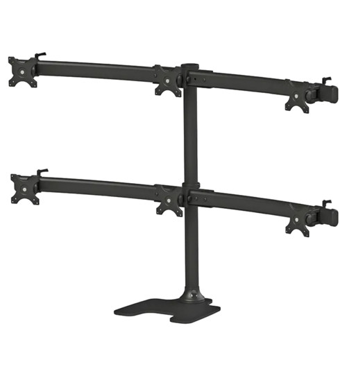 Neomounts FPMA-D700DD6 - uchwyt / stojak biurkowy do sześciu monitorów 10" - 27"