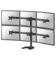 Neomounts FPMA-D700DD6 - uchwyt / stojak biurkowy do sześciu monitorów 10" - 27"