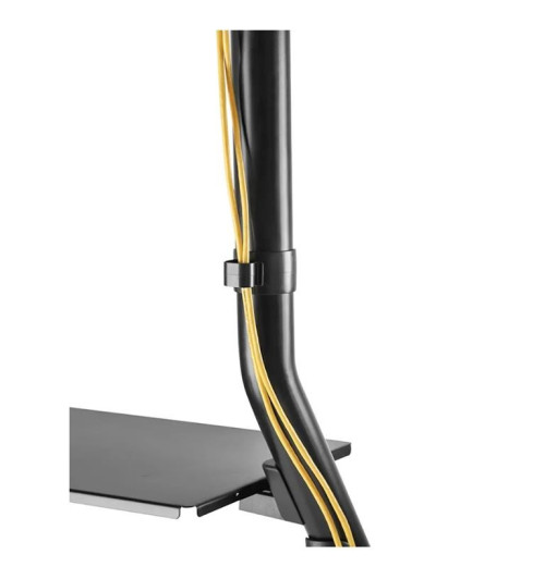 Neomounts NS-M3800BLACK - Mobilny statyw podłogowy 60" - 100"