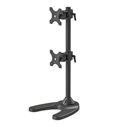 Neomounts FPMA-D700DDV - uchwyt / stojak biurkowy do dwóch monitorów 10" - 27"