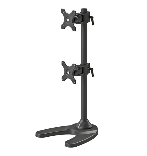 Neomounts FPMA-D700DDV - uchwyt / stojak biurkowy do dwóch monitorów 10" - 27"