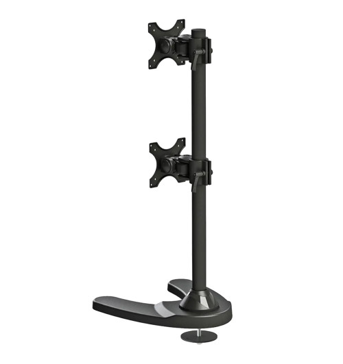 Neomounts FPMA-D700DDV - uchwyt / stojak biurkowy do dwóch monitorów 10" - 27"