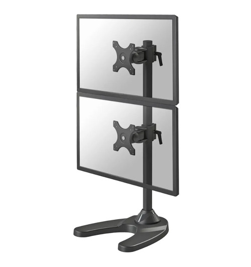 Neomounts FPMA-D700DDV - uchwyt / stojak biurkowy do dwóch monitorów 10" - 27"