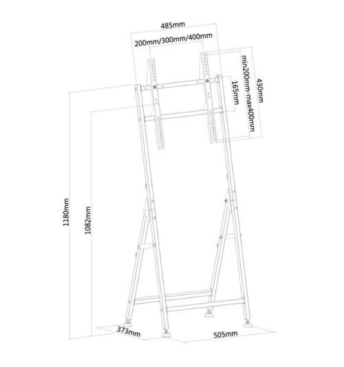 Neomounts PLASMA-M1000 - stojak podłogowy do monitorów 32" - 55"