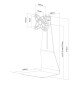 Neomounts FPMA-D850 - uchwyt / stojak biurkowy do monitora 10" - 27"